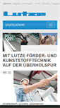 Mobile Screenshot of lutze-conveying.com